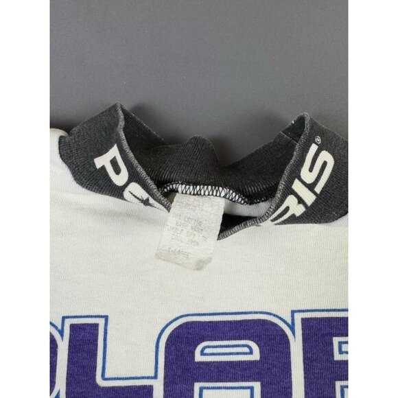 Rare Vintage 90s Polaris Racing AOP Long Sleeve Shirt Promo Hype Streetwear Art - Picture 12 of 14